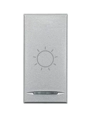 Bticino hc4915ba tapa llave axolute 1 módulo símbolo luz gris claro